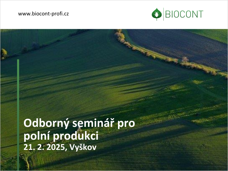 Pozvánka na seminář polních plodin - Vyškov