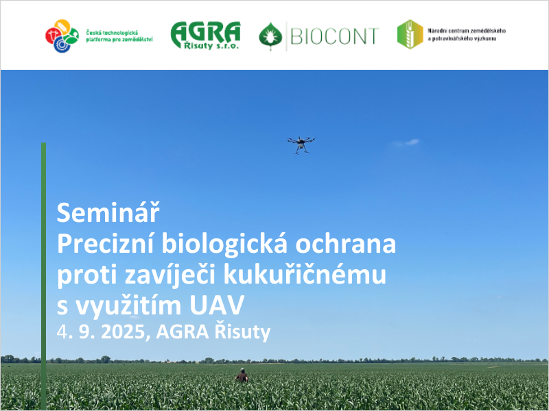 Seminář s ukázkou dronové aplikace Trichogrammy