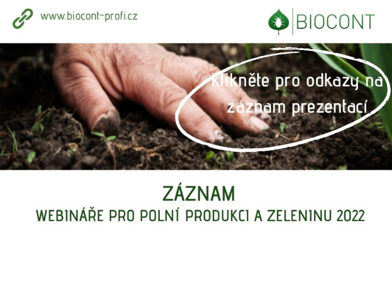 Záznam: webinář pro polní produkci a zeleninu 2022