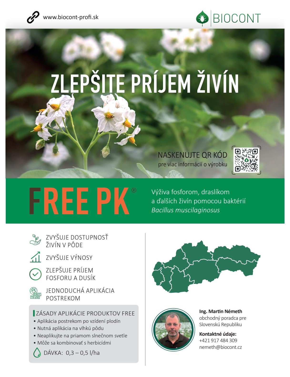 FREE PK - zdroj fosforu a draslíka v pôde