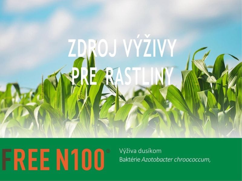 Baktérie FREE N100® ako zdroj výživy pre rastliny