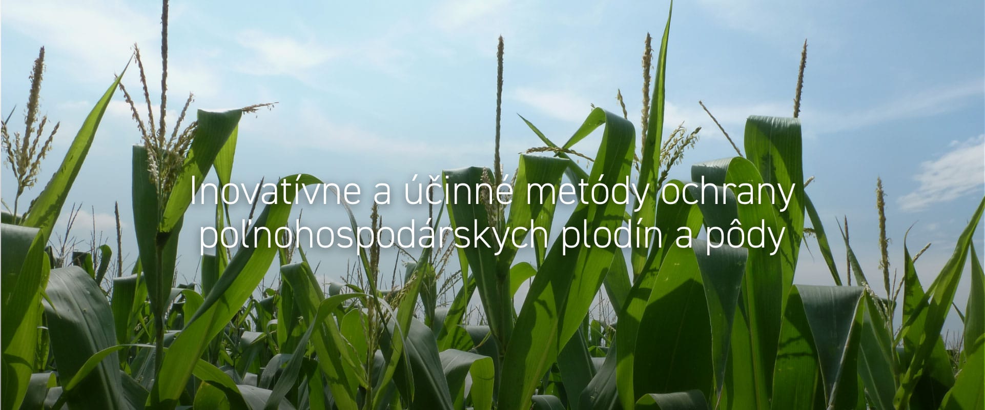 Inovatívne a účinné metódy ochrany  poľnohospodárskych plodín a pôdy