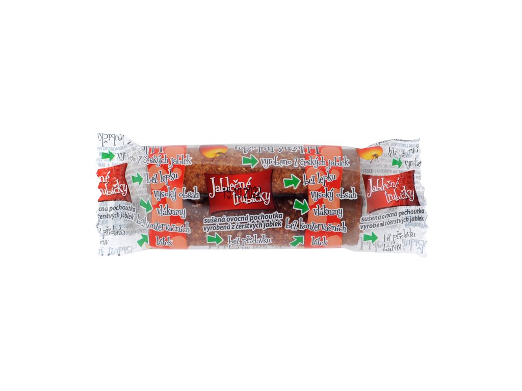 12544 trubicky jablecne s karobem 24 g bioprodukt jt