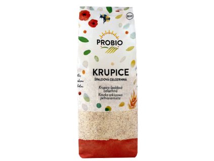 23548 krupice spaldova celozrnna 400 g bio probio