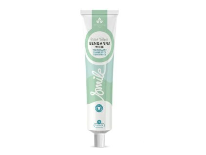 32224 ben anna zubni pasta s fluoridem 75 ml white s matou a salveji