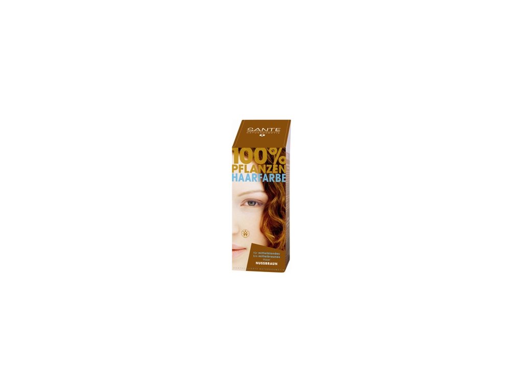 Sante prášková farba na vlasy - orieškovohnedá (Objem 100 g)