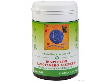 ROZPLETENIE ZAMOTANÉHO KLBKA - YI GUAN JIAN WAN mod. - TCM Herbs (Objem 100 tabliet / 30 g)