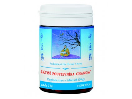 ZÁTIŠIE PUSTOVNÍKA CHANGA - FENG WAN mod. - TCM Herbs (Objem 100 tabliet / 30 g)