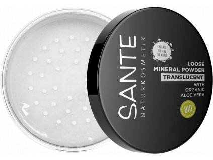 sypky mineralny puder transparentny sante