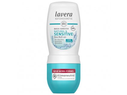 deodorant roll on natural sensitive lavera