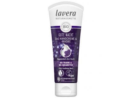 lavera nocny krem na ruky 2v1 75ml