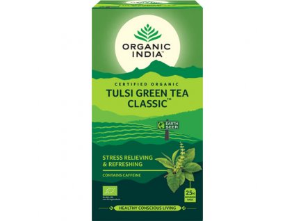 Tulsi so zeleným čajom Organic India