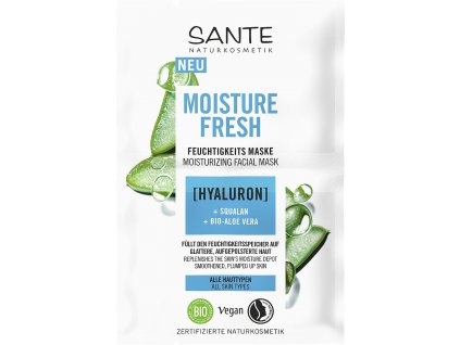 Hydratačná maska MOISTURE FRESH Sante 2x4 ml