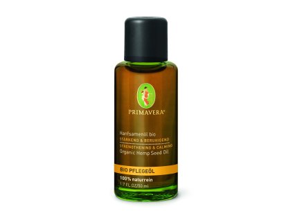 Olej z konopných semiačok BIO – Primavera 50 ml (Objem 50 ml)