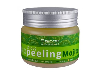 Telový peeling Mojito - Saloos (Objem 140 ml)