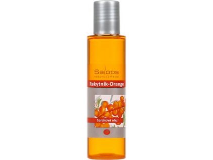 Sprchový olej Rakytník Orange - Saloos (Objem 125 ml)