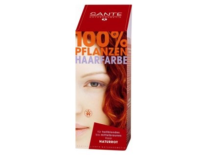 Sante prášková farba na vlasy - červená (Objem 100 g)