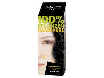 Sante prášková farba na vlasy - čierna (Objem 100 g)