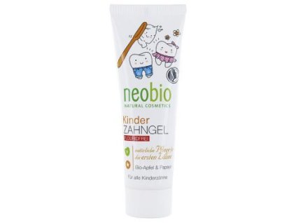 Detský zubný gél BIO jablko & BIO papája - Neobio (Obsah 50 ml)