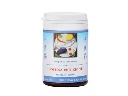 HOSTINA PIATICH CHUTÍ - SHEN LING BAO HE WAN -TCM Herbs (Objem 100 tabliet / 30 g)