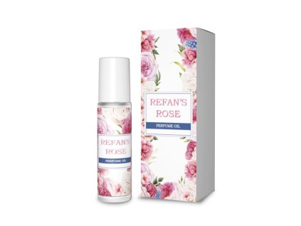 Parfémový roll-on bez alkoholu Refan's Rose 10 ml