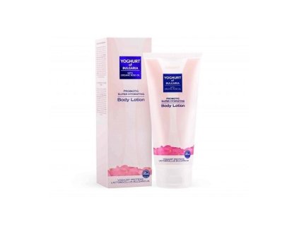 Probiotické hydratační tělové mléko s BIO růžový olej 200 ml.