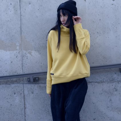 Mikina Fluffy lemonka (Velikost L XL)