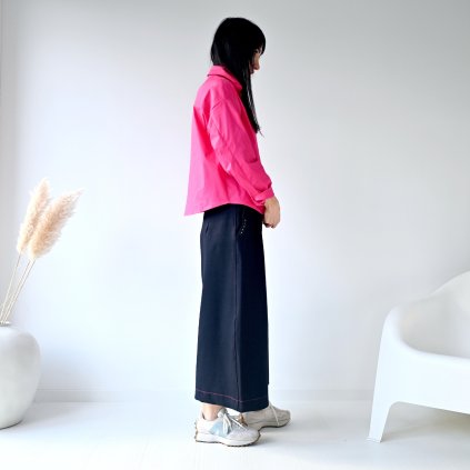 Košile PROXIMA bavlna malina (Velikost L XL)