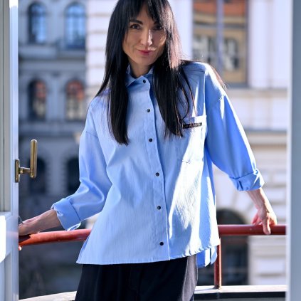 Košile AMARIJO BLANKYT blue (Velikost L XL)