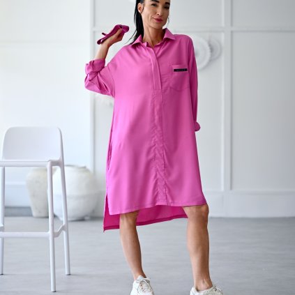 ŠATY LIBERTIA bavlna sweet jahoda (Velikost L XL)