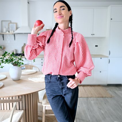 Košile Evaluna cube RED ♥