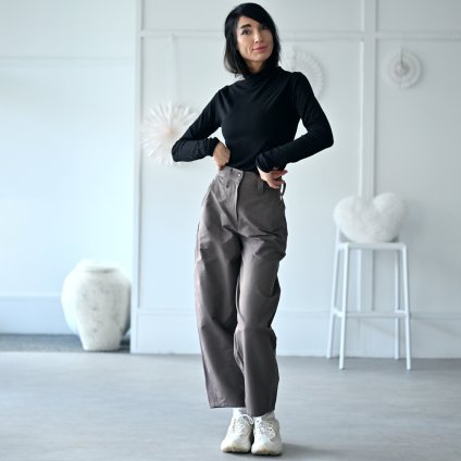 Kalhoty TIERRA Jeans Brownie