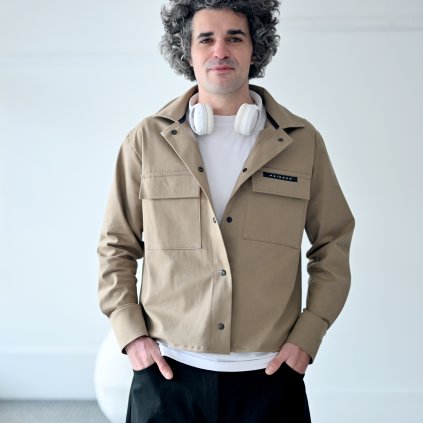 Košile RICO bro Camel  Navrženo a ušito v ČR