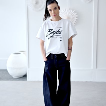 Triko BABY Print white