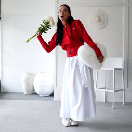 Bomber LAREINA Visk RED
