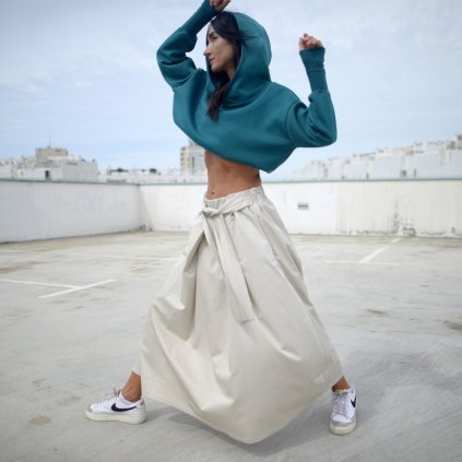 Mikina Losiento Cap dark petrol (Velikost L)