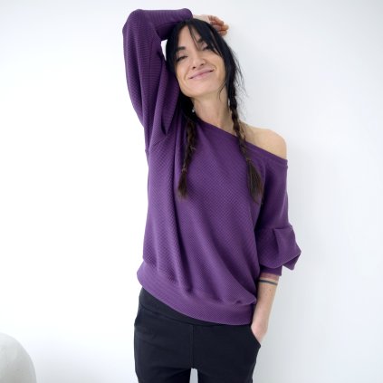 Mikina ARLO 3d VIOLET (Velikost L)