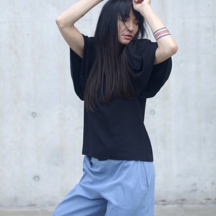 Triko VOLVER modal blackie RIB (Velikost L)