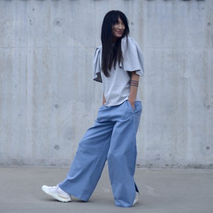 Triko VOLVER modal grey finRIB (Velikost L)