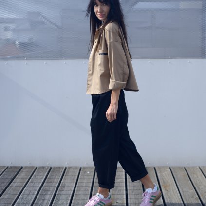 Košile PROXIMA POPELIN CAMEL skladem (Velikost L XL)