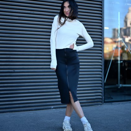 Sukně CLÁRO LONG zippo blk