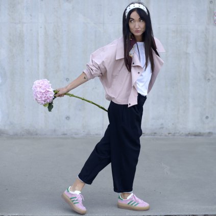 Bunda OLVIDA pudr rosé (Velikost uni)