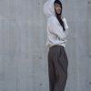 Mikina Losiento Cap light grey cream (Velikost L)