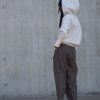 Mikina Losiento Cap light grey cream (Velikost L)