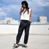 CULOTTES Merci Jeans navy (Velikost M L)