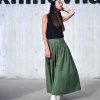 SABOR sukně Tencel Khaki