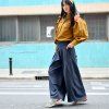 Kalhoty AMANTES jeans navy