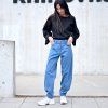 Kalhoty COMPRO jeans midlle blue