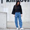 Kalhoty COMPRO jeans midlle blue