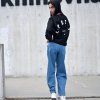 Kalhoty COMPRO jeans midlle blue